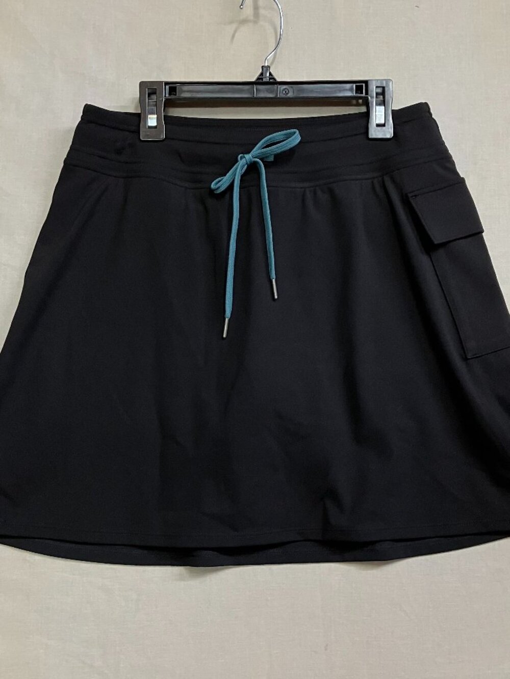 TEK Gear Athletic Golf Skort Women's M Black Built In Shorts Pockets Active